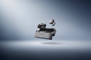 DJI Mic 3 trådlös mikrofon med sändare, mottagare och laddfodral