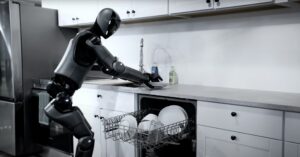 Humanoid robot från Figure AI lastar in disken i en diskmaskin – nästa steg för hushållsrobotar.