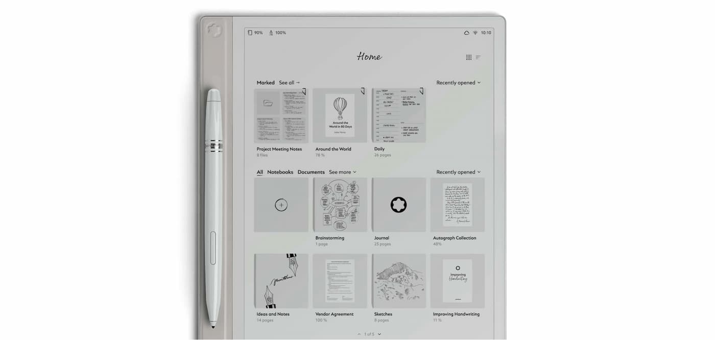 Montblanc lanserar digital skrivplatta