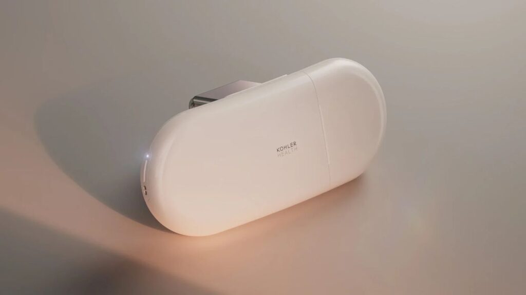 Kohler Dekoda smart toalettkamera monterad på toalett