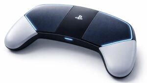 Konceptbild av framtida PlayStation-kontroll utan knappar baserad på Sony-patent