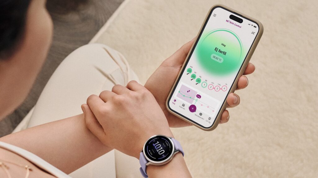 Garmin smartklocka som mäter hudtemperatur