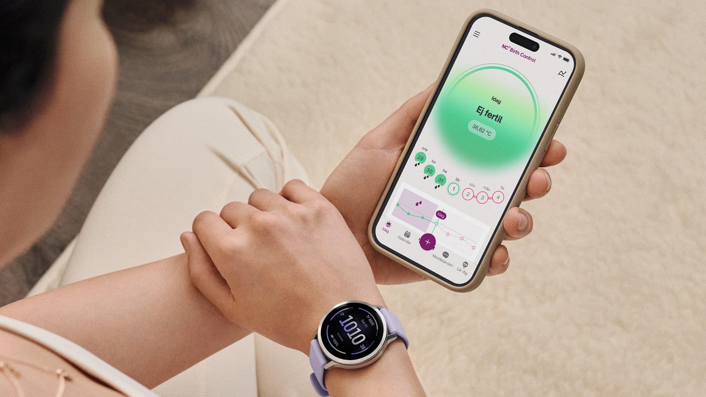 Garmin integreras med Natural Cycles – stöd för temperaturbaserad fertilitetsspårning