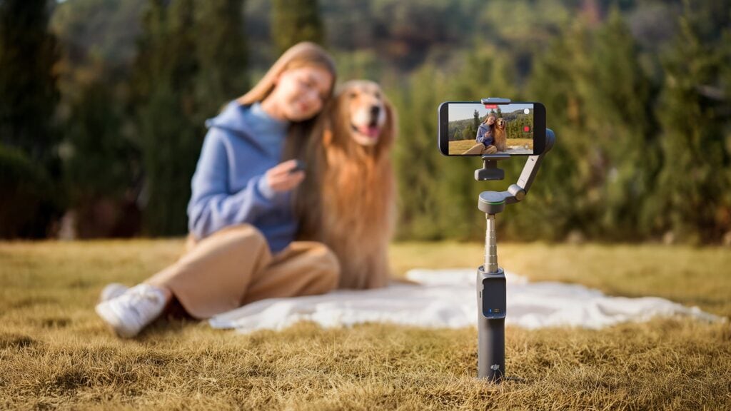 DJI Osmo Mobile 8 Pro mobil-gimbal för stabil videofilmning