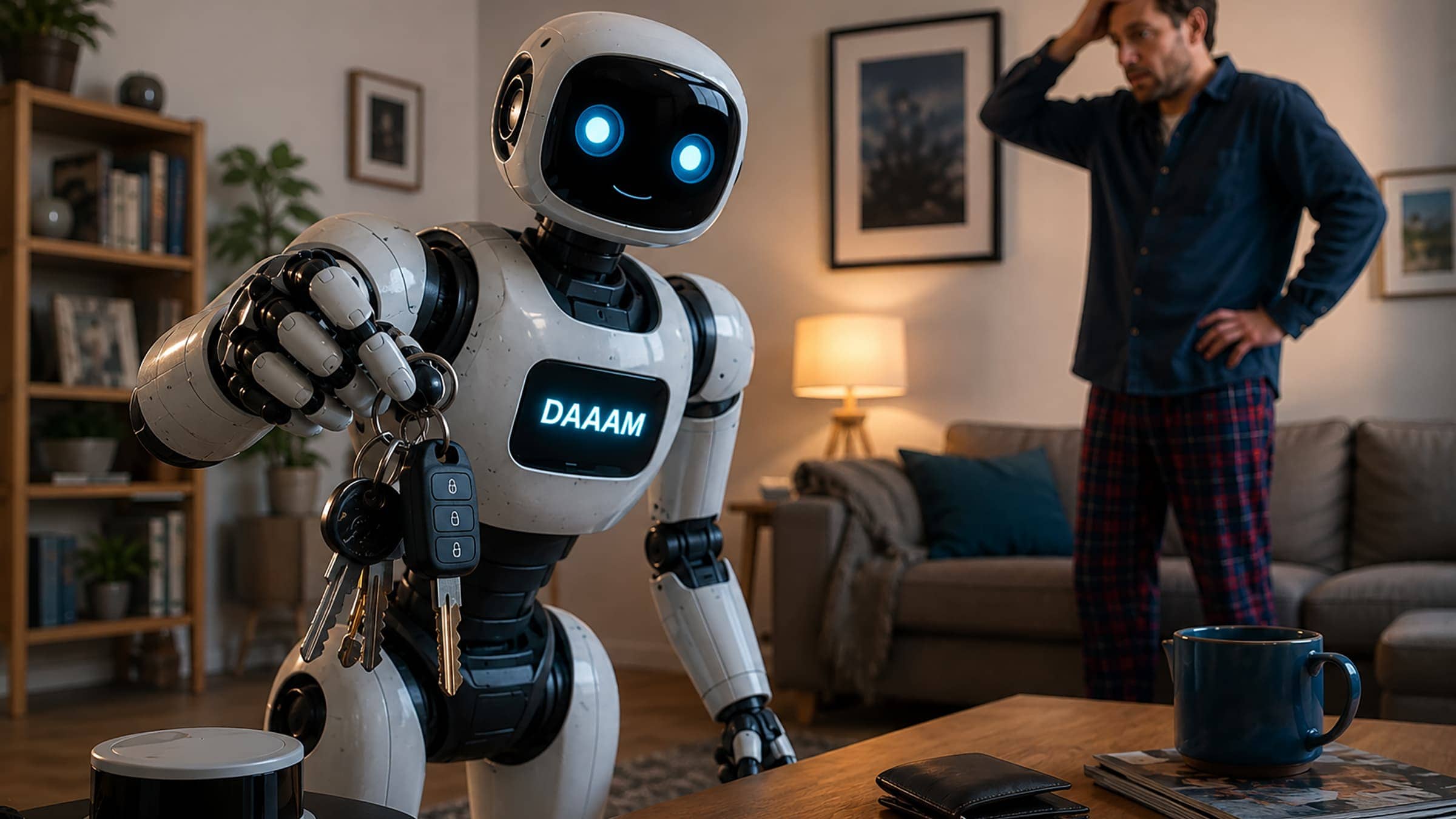 Robot minns var du lade nycklarna
