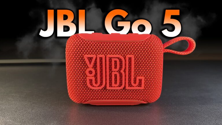 JBL Go 5 i rött under test hos Techsajten
